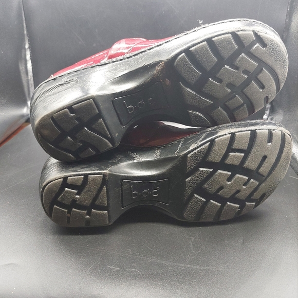 BOC Born Concept Shoes Womens 6M Peggy Clogs Slip On BC1632 Red Patent Leather - Picture 13 of 13